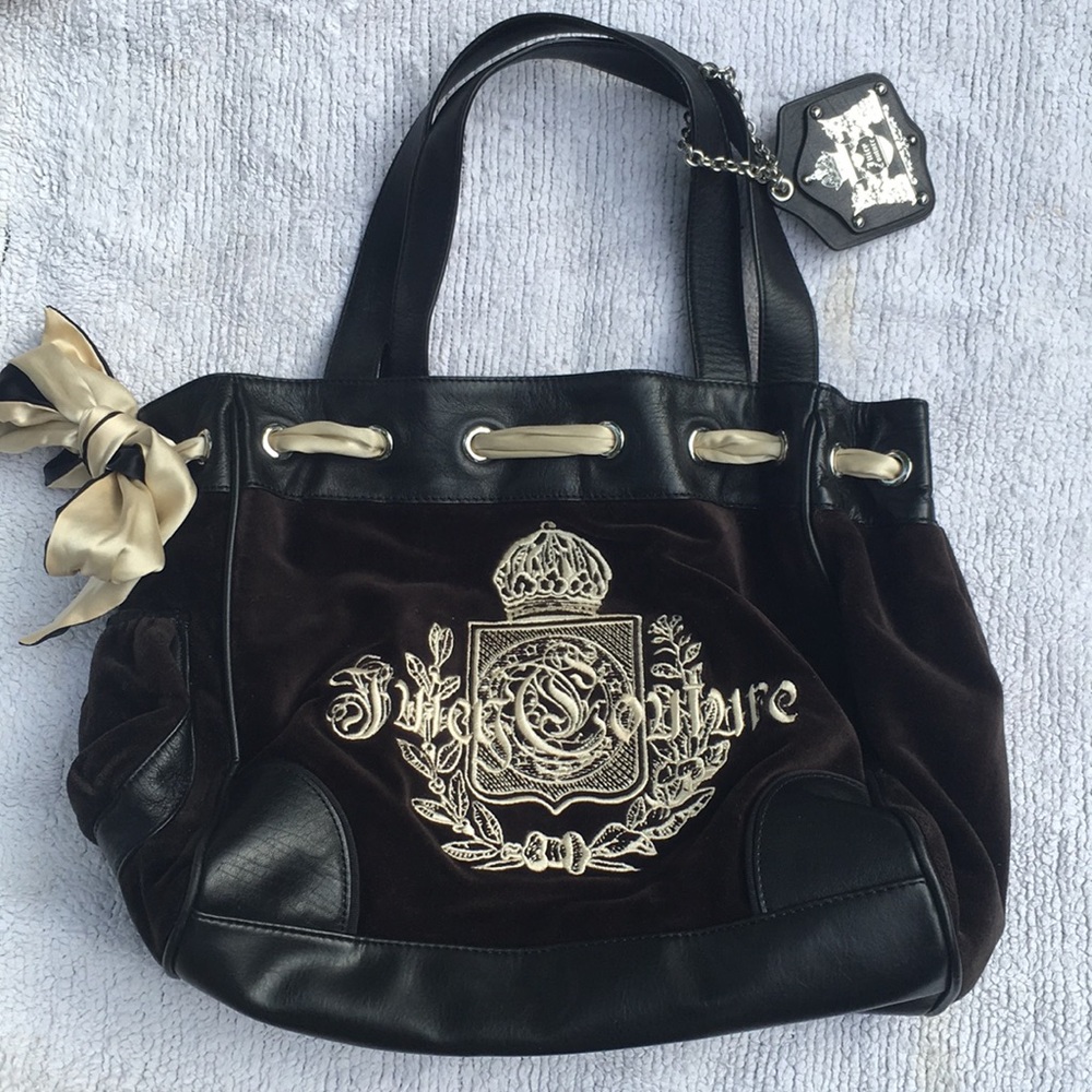 Juicy Couture velour purse/ handbag